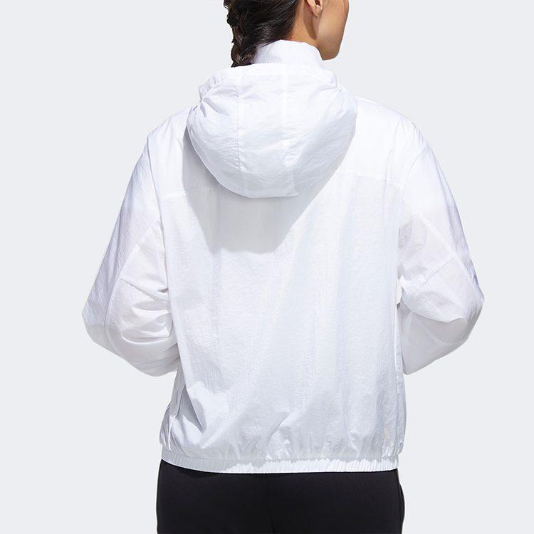 adidas Куртки Женские Белые С Капюшоном Умеренные Другое GF0138