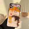 Чехол для телефона Gustav Klimt Kiss Art для iPhone 14 16 15 11 12 13 17 Pro Max 13 mini 15 16 Plus 16e 17 Air Cover Funda