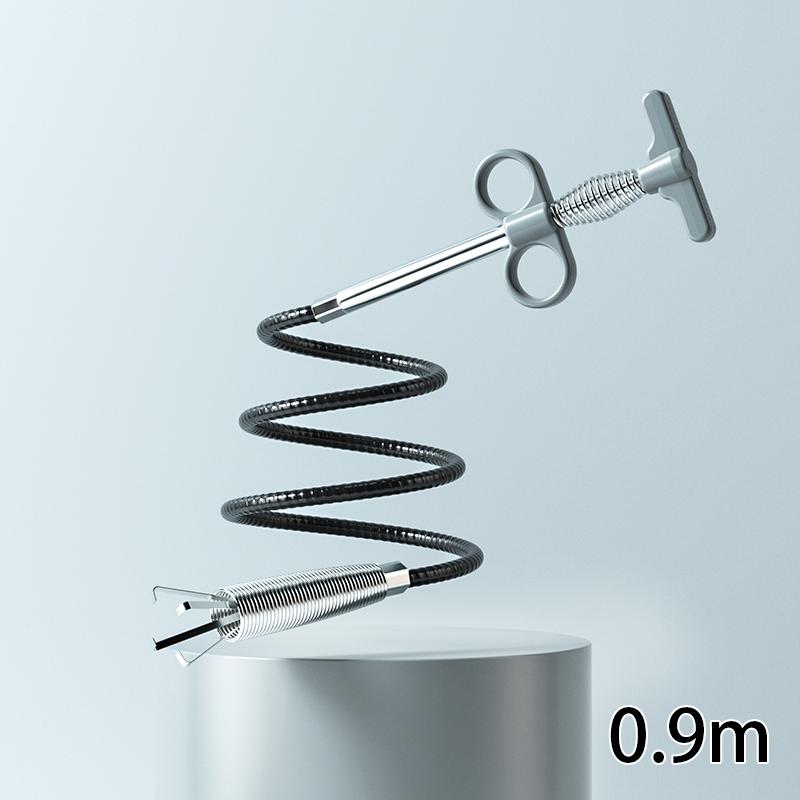 Sewer Pipe Dredging Extractor Flexible Grabber Claw Reacher Tool Drain Clog Remover Cleaning Tool For Sewer Sink Toilet