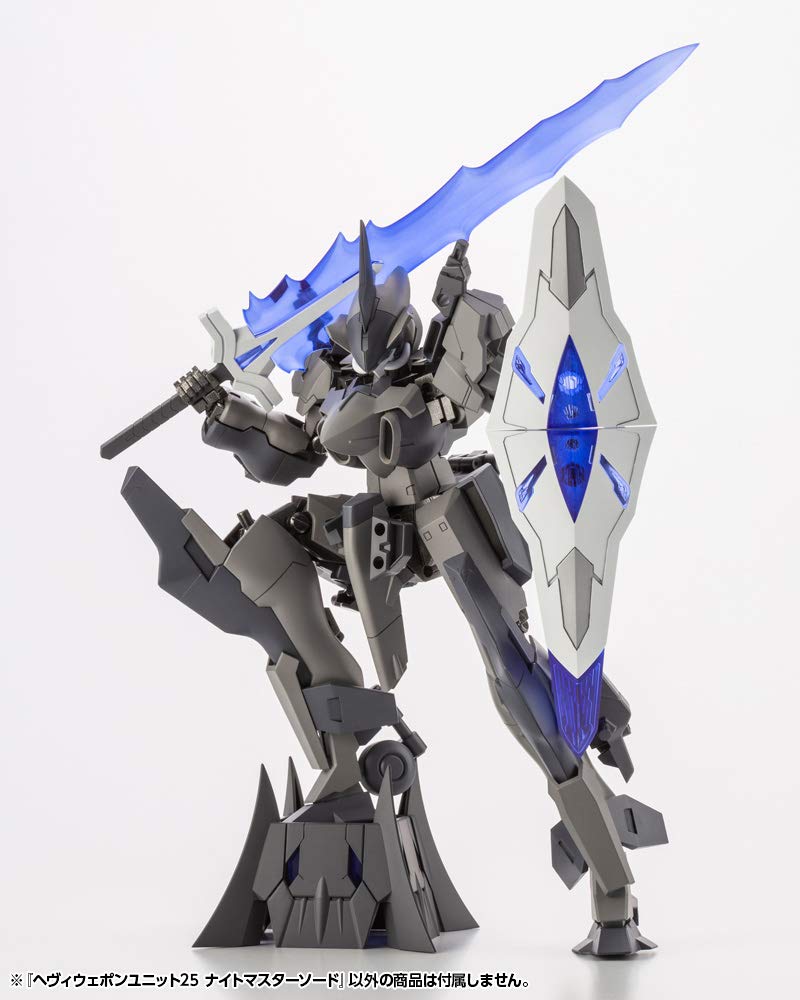 Товары для моделирования KOTOBUKIYA Тяжелое оружие, блок 25, меч ночного мастера, общая длина 155 мм, пластиковая модель MSG, приблизительная. Немасштаб