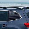 Xinghe 2 шт. для Subaru Forester 2019-2023 Заднее боковое окно Наклейка с флагом США, Матовая черная наклейка-стикер с флагом США, Патриотическая наклейка для автомобиля