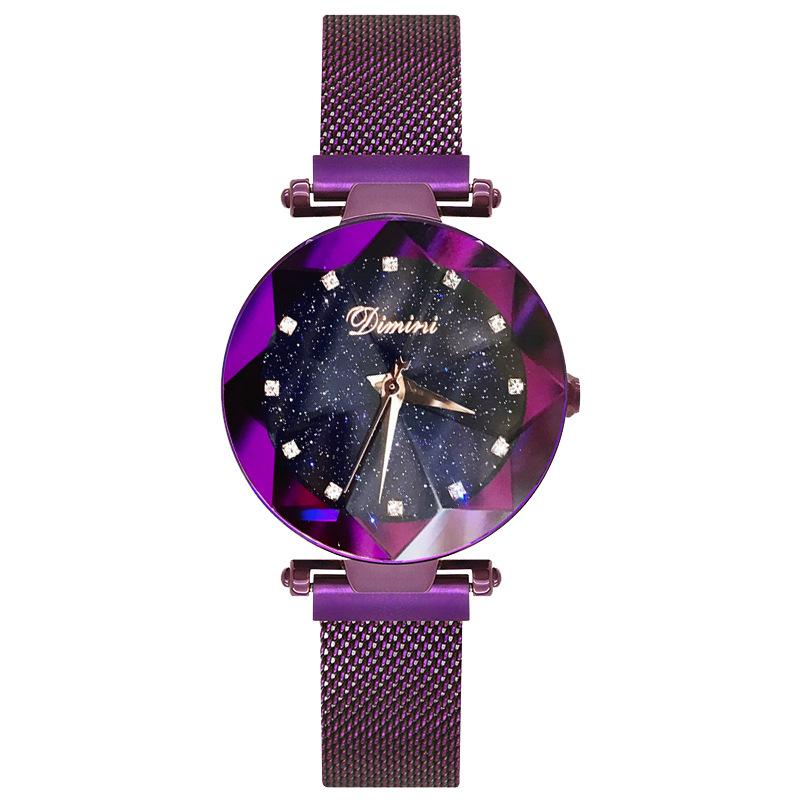 Часы женские звездное небо простые модные трендовые водонепроницаемые новые часы