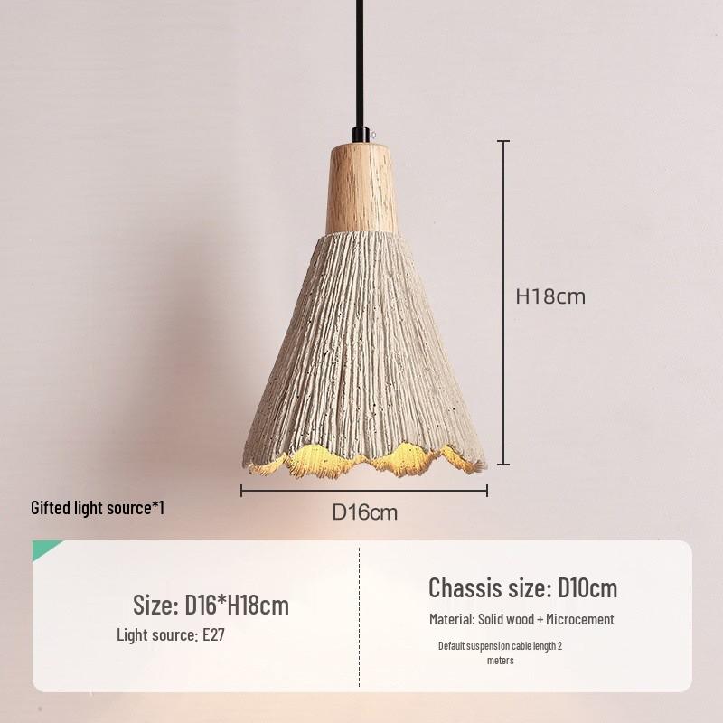 Японский подвесной светильник в стиле Ваби-Саби из желтого травертина, ретро-стиль середины века для спальни, гостевого дома или ресторана.