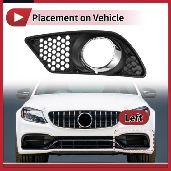 Car Front Left Fog Light Grill for Mercedes-Benz C300 08-12 No.2048850253
