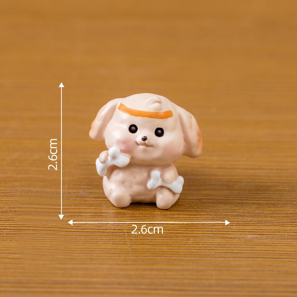 Милый набор фигурок собак в закрытых коробках, идеально подходящий для украшения автомобиля и мини-садовых украшений.