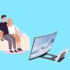 Amplifier 12 Inch High Clarity 3D Curved Screen Foldable Video Magnifier for Mobile