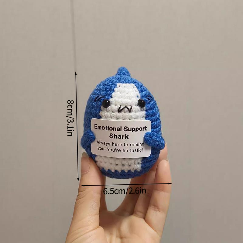 Positive Potato Desk Accessorie Offices Accessorie Crochet Animal Ornament Handmade Woven Gift Table Decor Home Decor Room Decor