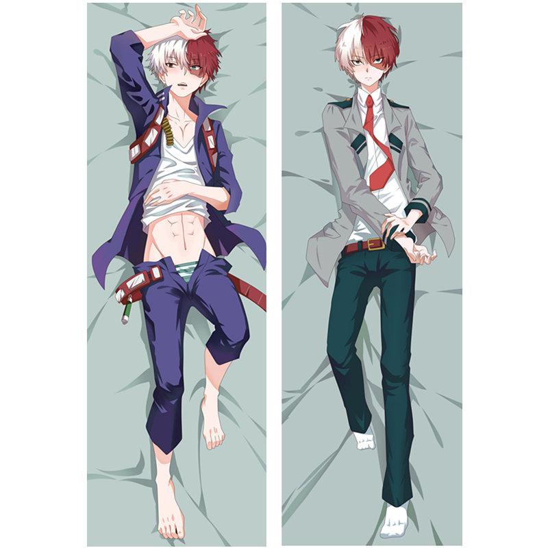 60x180 см аниме My Hero Academia Midoriya Izuku Todoroki Shoto Dakimakura чехол двусторонний 3D принт кровать обнимая тело наволочки