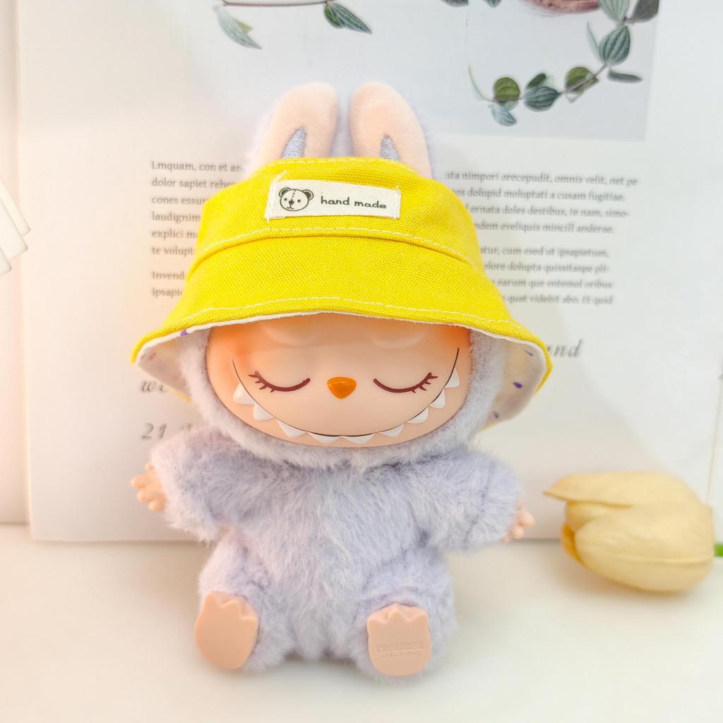 Подвеска Labubu Одежда виниловая сидячая вечеринка досуг модный костюм комплект