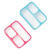 Practical-Lattice Energy Lunch Box Portable Fast Food Box Thin Lunch Box Frame Sealed Plastic Lunch Box Simple Lunch Box