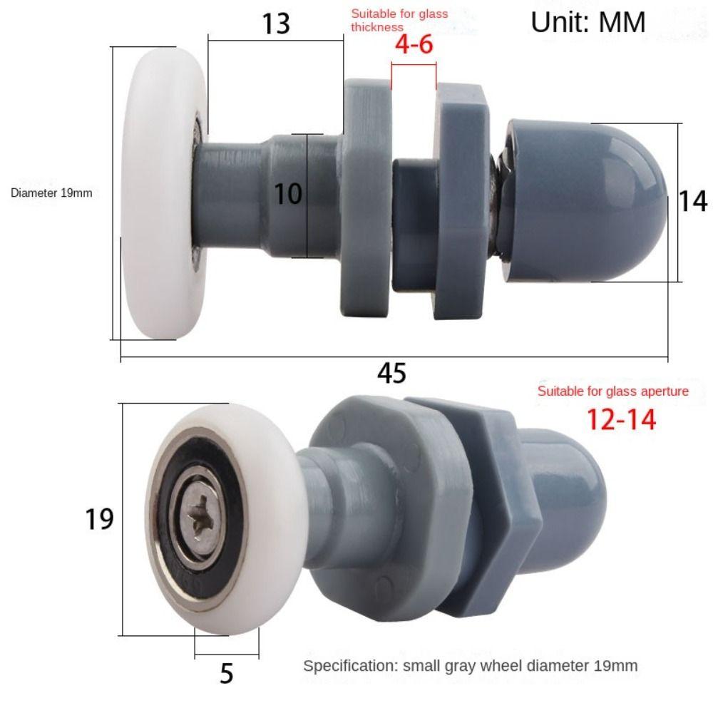 Запасные части Колесо для раздвижной двери ПВХ Подвесное колесо Новый ролик для стеклянной двери Стеклянная дверь