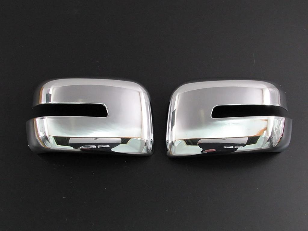 BRIGHTZ Chrome Door Mirror Type for Wagon R MH44S Covers, B, MH34S, [MIR-SID-152] (Part Number 11989)