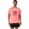 Одежда для бега FUJITRAIL LOGO SS TOP 2011D527 700 M Мужская (СОЛНЕЧНЫЙ КОРАЛЛ)