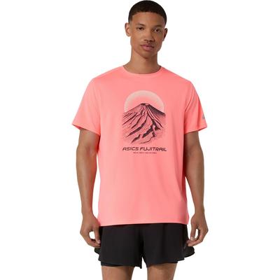 Одежда для бега FUJITRAIL LOGO SS TOP 2011D527 700 M Мужская (СОЛНЕЧНЫЙ КОРАЛЛ)