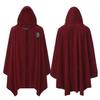 Halloween new medieval renaissance hooded cape knight cape COS adult performance costume