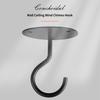 1 Set Ceiling Hook Large Size Anti-rust Great Load Bearing Anti-deformed Anti-falling Hang Bird Feeder Wall-mounted Wall Ceiling Wind Chimes Hook
