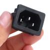 Ac Socket 3 Pin 250V Rocker Switch 10A Inlet Plug Connector  Socket Mount