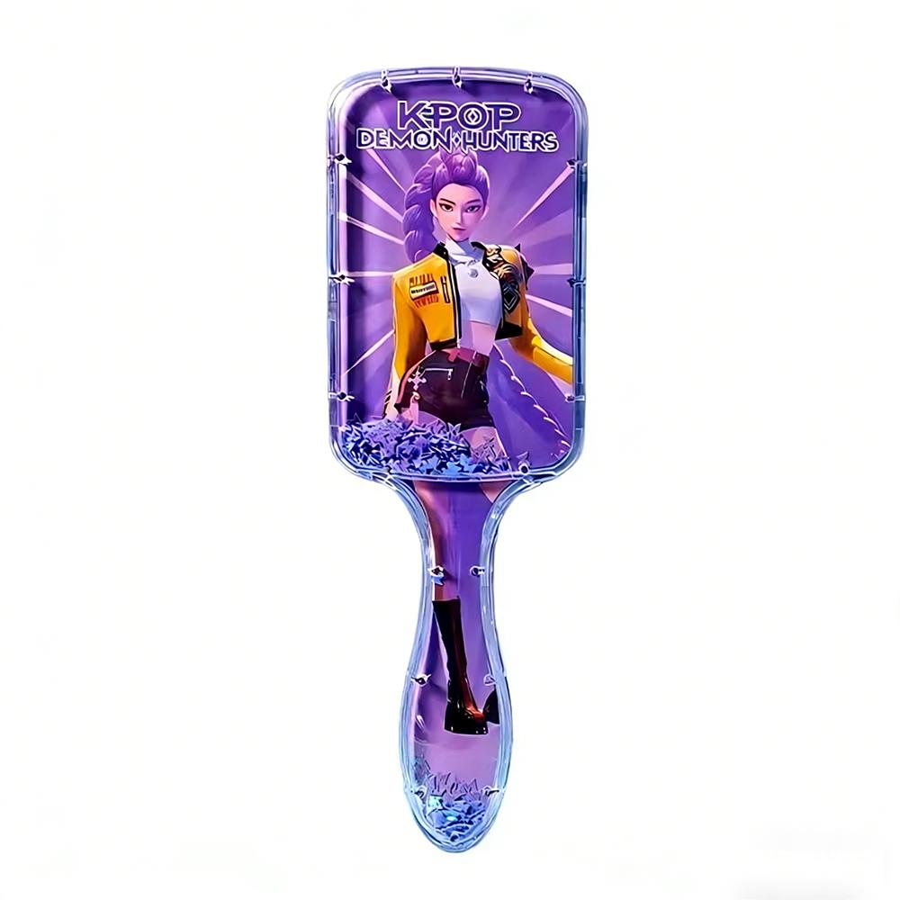 1/4PCS KPop Demon Hunters Comb Cartoon Rumi Mira Zoey Air Cushion Massage Comb Anime Peripheral Student Comb Girl Gifts