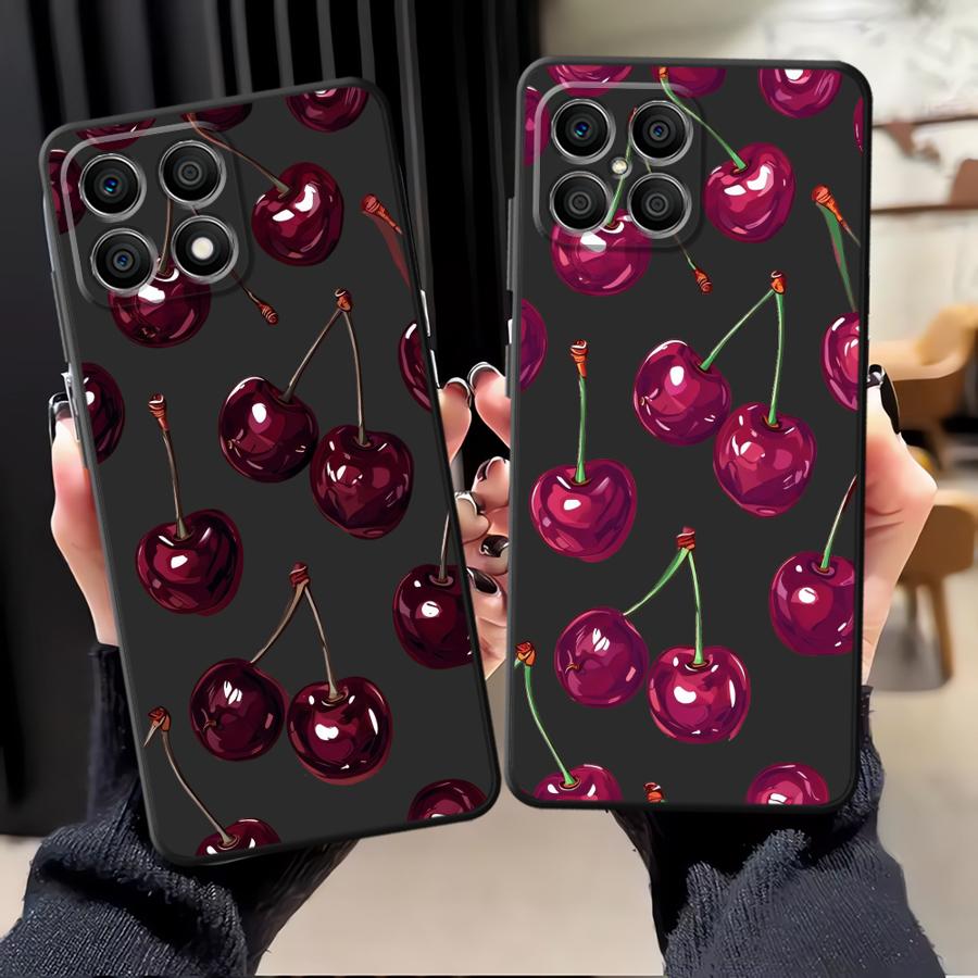 Чехол для Honor X6 Magic5Lite X5b 200 400 Lite 8X X8 70 X7 X9a 90 Funda Чехол для телефона Фрукты Вишня