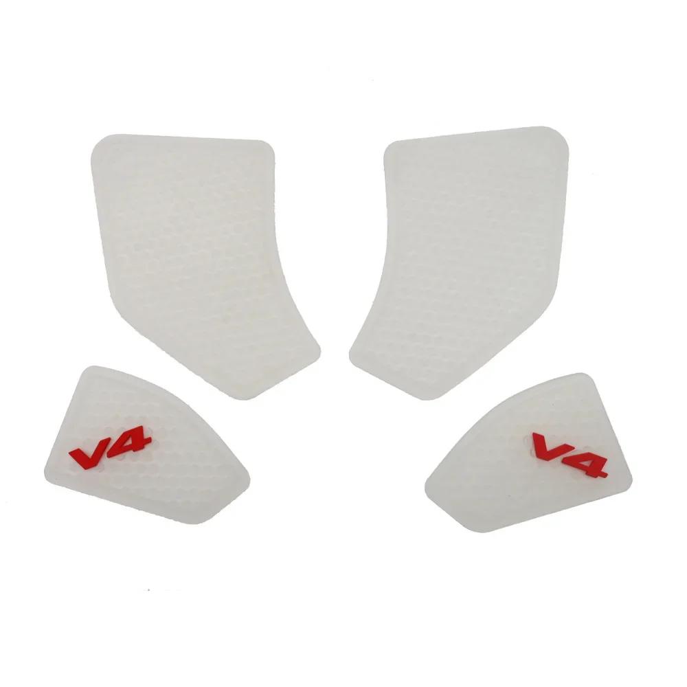 Для Ducati Fuel Tank Grip Pads Knee Traction V4 Panigale V4S Streetfighter V4 S 2025 2020 2019 2018 Противоскользящая наклейка на топливный бак
