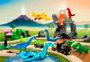 BRIO Dinosaur Deluxe Set 36104 для детей от 3 лет Игрушечная деревянная рельса (45 штук) (Поезд Динозавр)