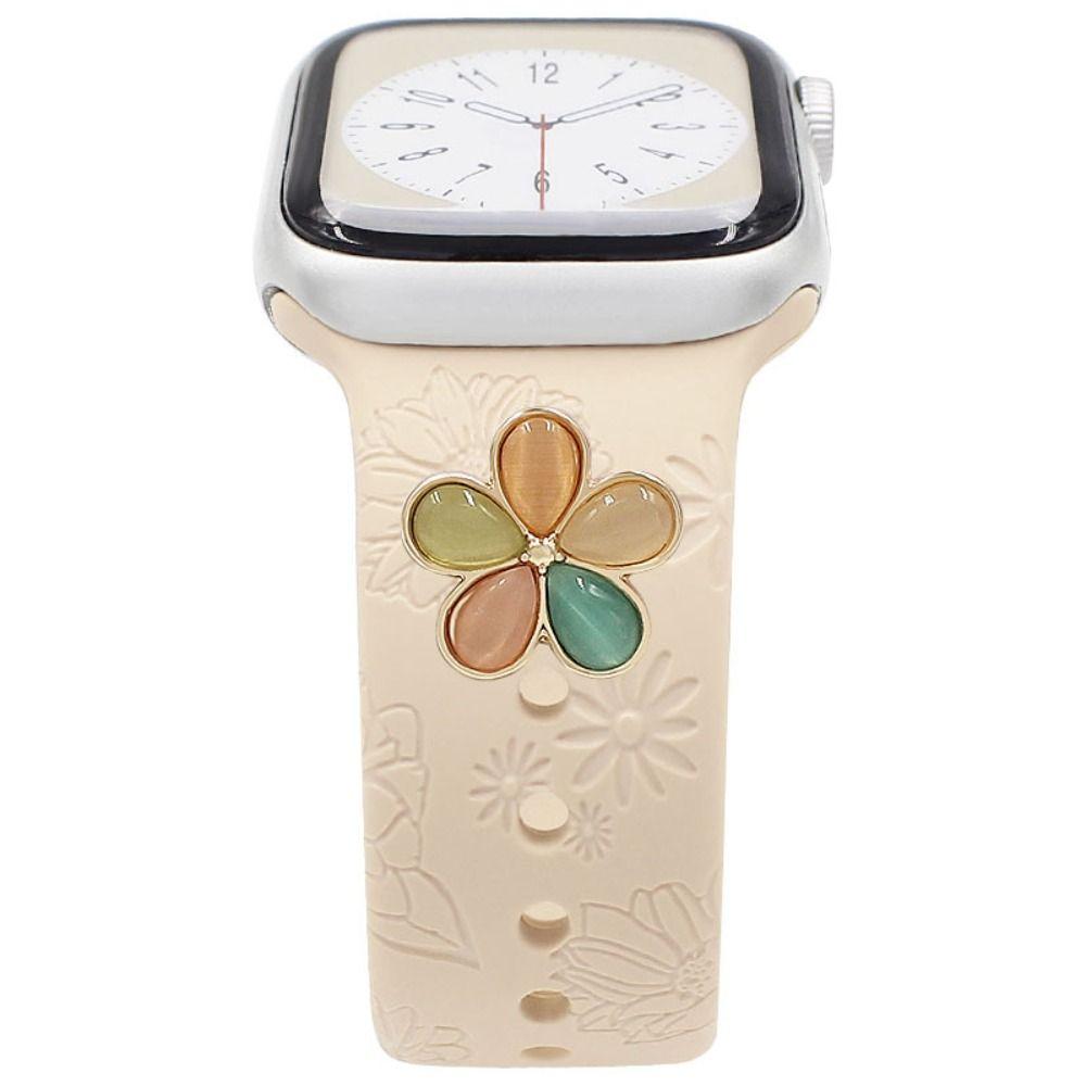 Металлический браслет для часов, украшение, брошь, декоративное кольцо, наручные подвески для аксессуаров для ремешка Iwatch