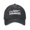 World Rally Championship WRC  Baseball Cap Vintage Distressed Denim  Headwear for Men Women Outdoor Running Golf Soft Hats Cap