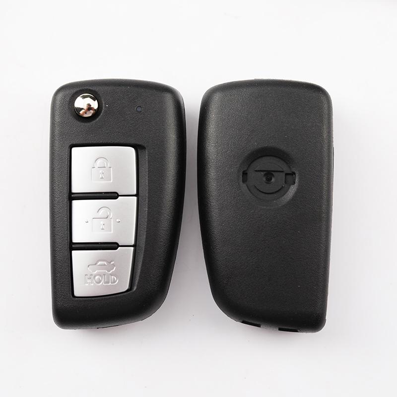 Замена корпуса складного дистанционного ключа для Nissan Tiida/Sylphy/Bluebird/Qashqai/X-Trail