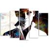 Five Piece Picture Canvas Print Audrey Hepburn