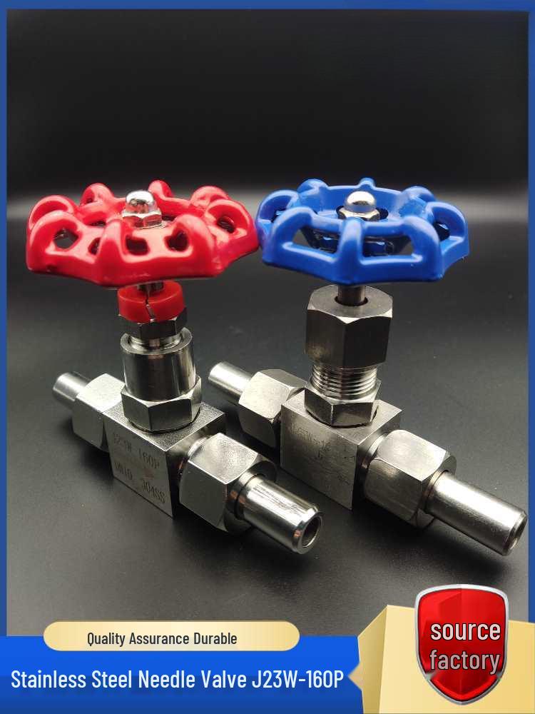 Игольчатый кран J23W-160P из нержавеющей стали 304, свариваемый встык, с наружной резьбой