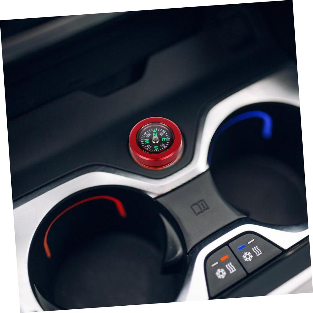 SUPVOX Cigarette Lighter Cover, Auto Compass, Aluminum Cigarette Lighter, Cigarette Lighter Cap, Cigarette Lighter