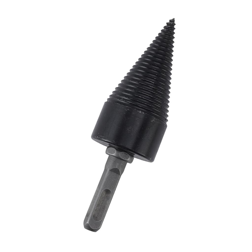 Firewood Log Splitter Kindling Splitting Wood Drill Bit with 3 Drilling Handles Firewood Log Drill