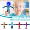 Робот с подвижными суставами Montessori, Сенсорная игрушка Pop Tubes, Игрушки-антистресс, Телескопическая присоска