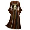 Women's Halloween Gothic Punk Style Work Neck Long Sleeve Fashion Dresses Dresses