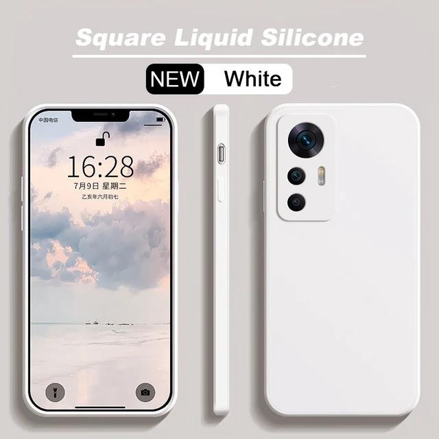 Квадратный жидкий силиконовый чехол для телефона Xiaomi Mi 12T 12 12S 12X Mi12 Pro Ultra Lite, мягкий чехол для Xiaomi 13T Pro