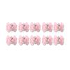 10Pcs Nail Art Charms Shiny DIY Manicure Nail Tips Accessory Love Heart Rhinestone Bow Nail Decoration for Nail Salon