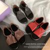 6.18 Main Push Niche Retro Platform Open-toed Sandals Women's Summer First-layer Cowhide Casual and Comfortable Flat-soled Roman Shoes