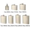 Portable Drinkware Drinking Bottle Stainless Steel Hip Flask Liquor Flask Whiskey Holder