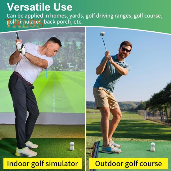 8 шт. небьющиеся футболки для гольфа, устойчивая структура, износостойкий уникальный волнистый дизайн, наружный и закрытый гольф-симулятор, футболки для тренировок