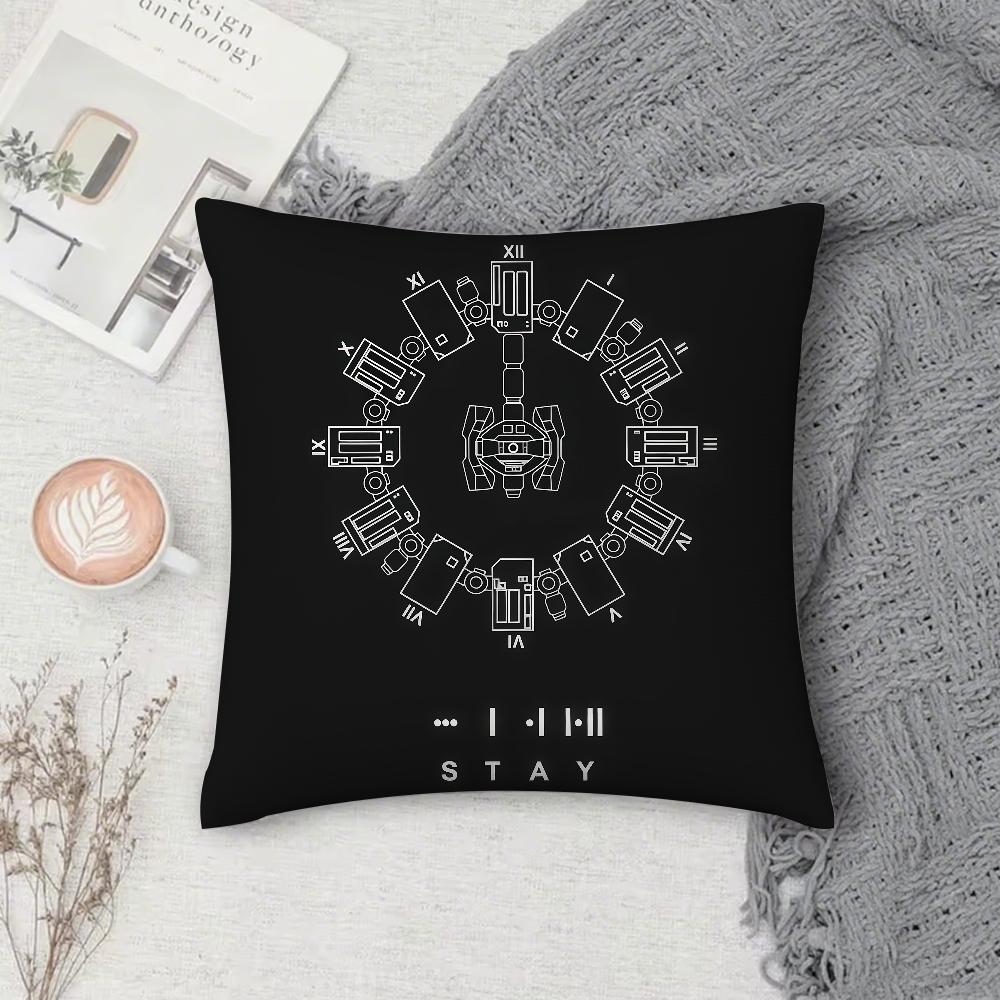 Movie IINTERSTELLAR Pillow Case Square DoubleSided Printing Sofa Cushion Cover Pillowcase Bedroom Bedside