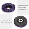 5pcs/set 100x16mm Poly Strip Stripper Disc Wheel Stripper Clean Grinder Remover Removal Paint Rust Sanding Polishing