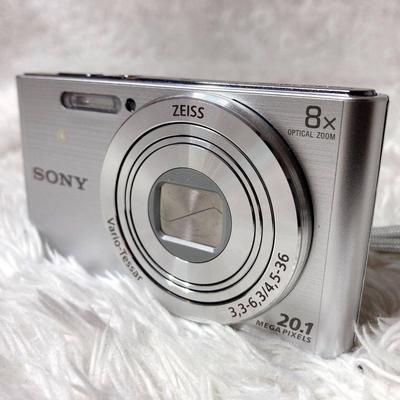 Sony Компактная камера Cyber-shot DSC-W830 Серебристая, 20,1 МП, 8-кратный оптический зум, HD-видео