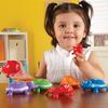 Learning Resources Математическая черепаха Разноцветные черепахи с цифрами Аутентичная игрушка, Счётчик, LER6706,