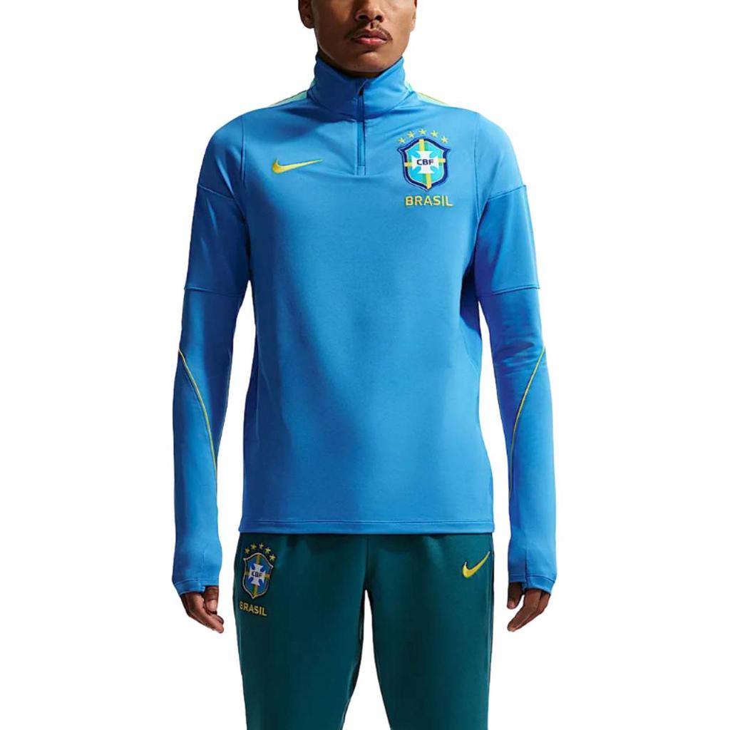 Nike Мужской тренировочный топ Nike Dri-FIT для сборной Бразилии по футболу IB4988-435