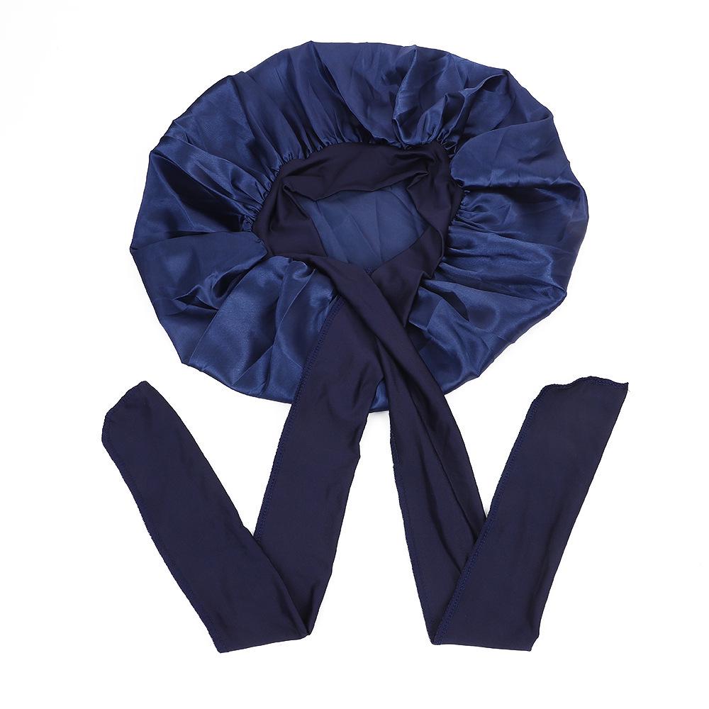 Women's Satin Lace Elastic Nightcap for Hair Protection