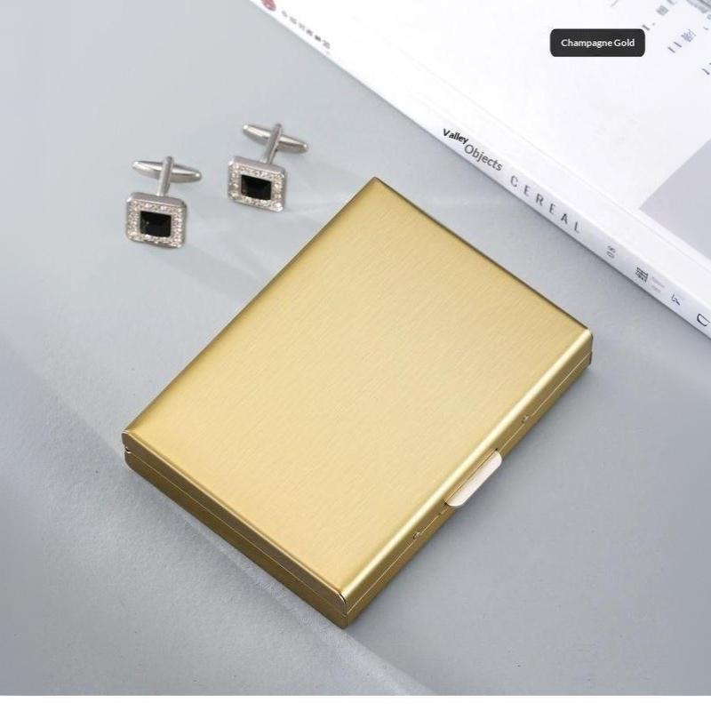 Металлический кейс для кредитных карт на 6/10 слотов, анти-RFID, из нержавеющей стали, тонкий держатель для путешествий, бизнес-карт, ID-карт, дебетовых карт