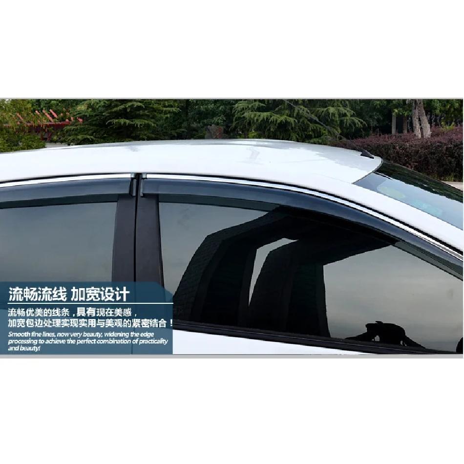 1 комплект нержавеющих дефлекторов на окна для JAC Ruifeng S3 S2 S4 S5 S7 R3 Shuailling T6 T8 Heyue A30