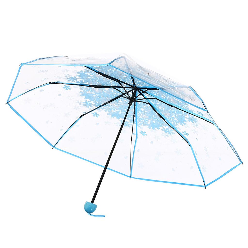 Transparent Clear Umbrella    3 Fold Umbrella