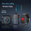 Elderly Emergency Pager: Wearable Wireless Doorbell for Bedridden Patients with One-Button Call Feature.