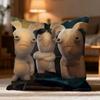 Popular R-RRabbids Invasion Cushion Cover Soft Washable Pillow Case Multi-Scene for Couch Bed Travel Office Use
